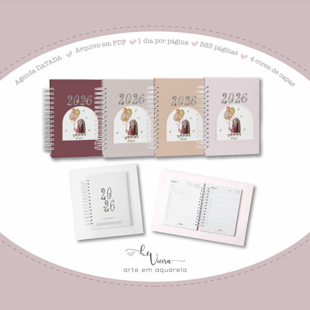 Agenda Datada Blessed 2026